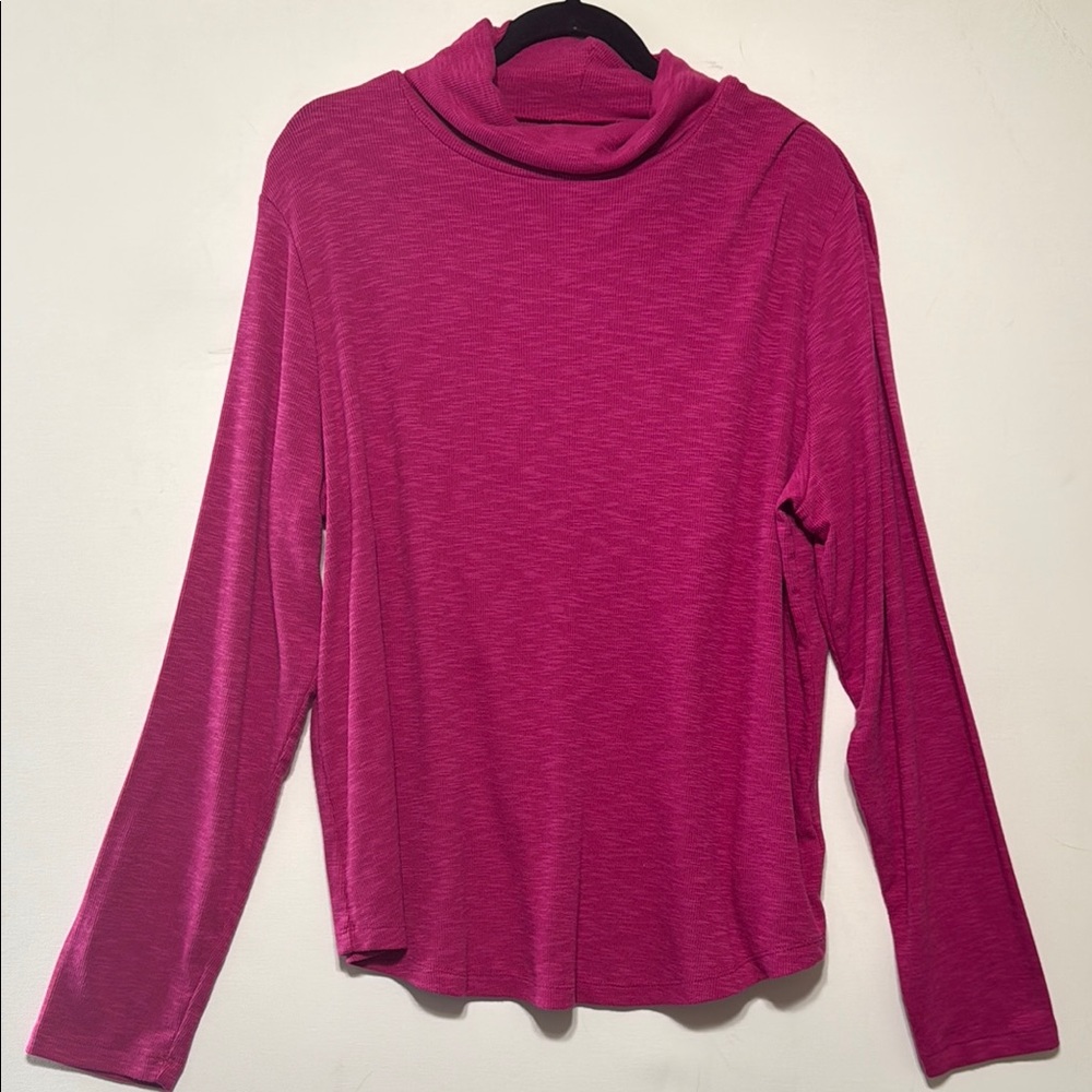 Women's Pink Long Sleeve Top